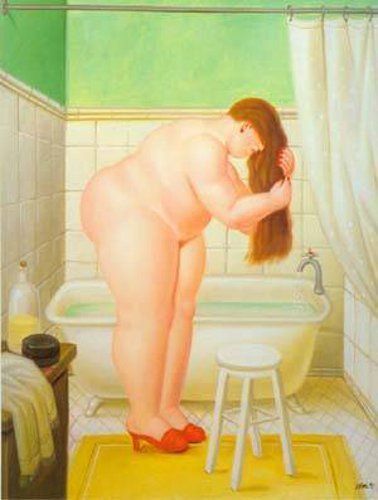 Fernando Botero The Bathroom